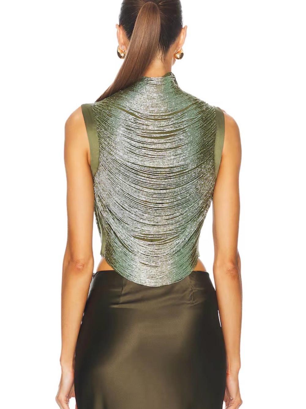 cult gaia Taraji top cedar multi - Picture 3 of 5